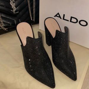 Aldo Rhinestone Mules